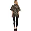 Camouflage Army Survival Uniform Women s Batwing Button Up Shirt View4