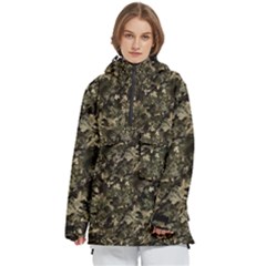 Camouflage Army Survival Uniform Women s Pullover Zip Ski And Snowboard Waterproof Breathable Jacket