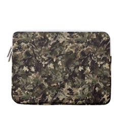 Camouflage Army Survival Uniform 13  Vertical Laptop Sleeve Case With Pocket by Posterlux