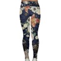 Japanese Wave Koi Illustration Pattern Classic Yoga Leggings View2