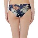 Japanese Wave Koi Illustration Pattern Hipster Bikini Bottoms View2