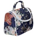 Japanese Wave Koi Illustration Pattern Satchel Handbag View2