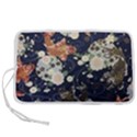 Japanese Wave Koi Illustration Pattern Pen Storage Case (L) View1