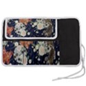 Japanese Wave Koi Illustration Pattern Pen Storage Case (L) View2