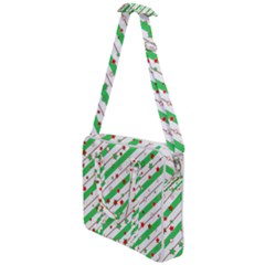 Christmas Paper Stars Pattern Texture Background Colorful Colors Seamless Cross Body Office Bag