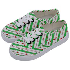 Christmas Paper Stars Pattern Texture Background Colorful Colors Seamless Kids  Classic Low Top Sneakers