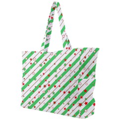 Christmas Paper Stars Pattern Texture Background Colorful Colors Seamless Simple Shoulder Bag