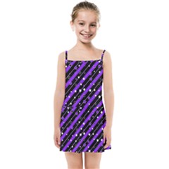 Christmas Paper Star Texture Kids  Summer Sun Dress