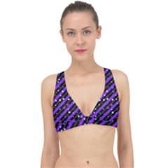 Christmas Paper Star Texture Classic Banded Bikini Top