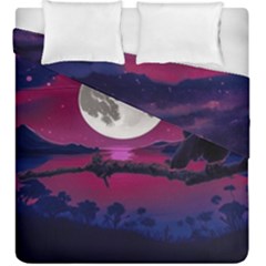 Dreamscape Oasis (ai+human) Duvet Cover Double Side (king Size)