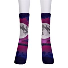 Dreamscape Oasis (ai+human) Crew Socks