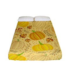 Pumpkins Autumn Fall Harvest Fitted Sheet (full/ Double Size) by Apenda