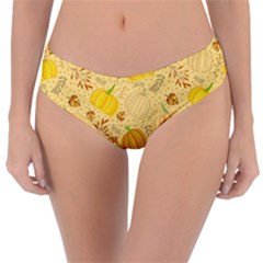 Pumpkins Autumn Fall Harvest Reversible Classic Bikini Bottoms