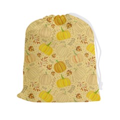 Pumpkins Autumn Fall Harvest Drawstring Pouch (2xl)