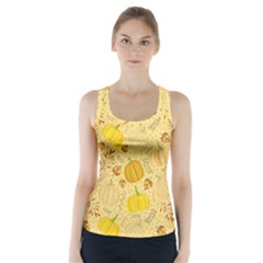 Pumpkins Autumn Fall Harvest Racer Back Sports Top by Apenda