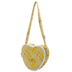 Pumpkins Autumn Fall Harvest Heart Shoulder Bag