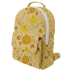 Pumpkins Autumn Fall Harvest Flap Pocket Backpack (small)