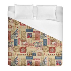 Letters Writing Paper Text Pattern Duvet Cover (full/ Double Size)