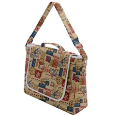 Letters Writing Paper Text Pattern Box Up Messenger Bag