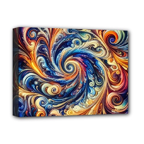 Colorful Motion Abstract Art Deluxe Canvas 16  X 12  (stretched) 