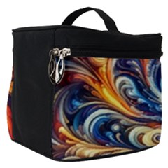 Colorful Motion Abstract Art Make Up Travel Bag (small) by ExtraAwesomeSauce