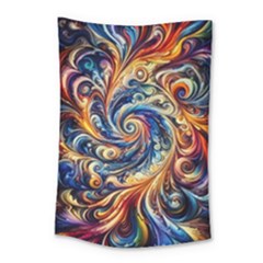 Colorful Motion Abstract Art Small Tapestry