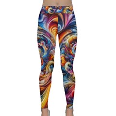 Dynamic Color Vortex Classic Yoga Leggings by ExtraGoodSauce