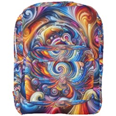 Dynamic Color Vortex Full Print Backpack