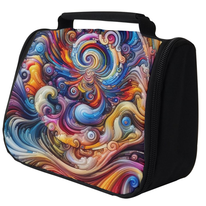 Dynamic Color Vortex Full Print Travel Pouch (Big)