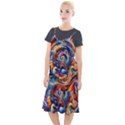 Dynamic Color Vortex Camis Fishtail Dress View1