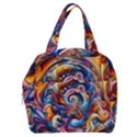 Dynamic Color Vortex Boxy Hand Bag View1