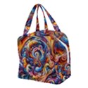 Dynamic Color Vortex Boxy Hand Bag View2