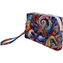 Dynamic Color Vortex Wristlet Pouch Bag (Small) View1