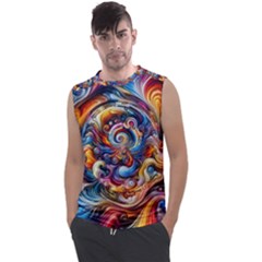 Dynamic Color Vortex Men s Regular Tank Top by ExtraGoodSauce