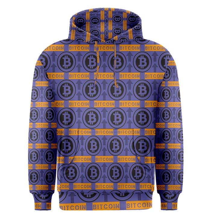 Bitcoin Logo Pattern Men s Core Hoodie