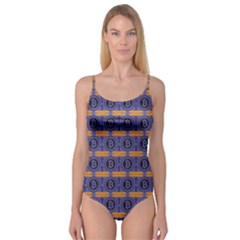 Bitcoin Logo Pattern Camisole Leotard 