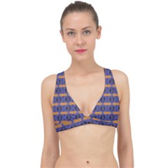 Bitcoin Logo Pattern Classic Banded Bikini Top by ExtraGoodSauce