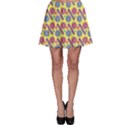 Colorful Bitcoin Pattern Skater Skirt View1