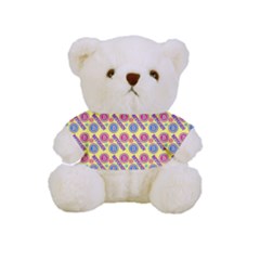 Colorful Bitcoin Pattern Full Print Cuddly Teddy Bear by ExtraGoodSauce