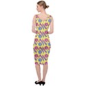 Colorful Bitcoin Pattern Sleeveless Pencil Dress View4