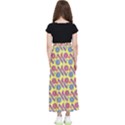 Colorful Bitcoin Pattern Kids  Flared Maxi Skirt View2