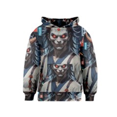 Demon Samurai Kids  Pullover Hoodie