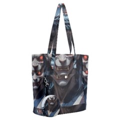 Demon Samurai Everyday Shoulder Bag With Pouch Bag by AwesomeSauce