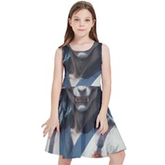 Demon Samurai Kids  Skater Dress