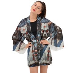 Demon Samurai Long Sleeve Kimono