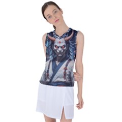 Demon Samurai Women s Sleeveless Sports Top by AwesomeSauce