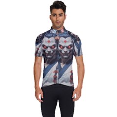 Demon Samurai Men s Short Sleeve Cycling Jersey by AwesomeSauce