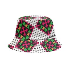 Ukrainian Folk Seamless Pattern Ethnic Ornament Border Element Traditional Bucket Hat