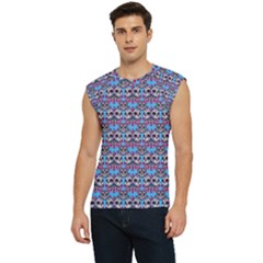 Colorful Sugar Skull Cat Pattern Men s Raglan Cap Sleeve T-shirt by ExtraGoodSauce