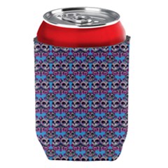 Colorful Sugar Skull Cat Pattern Can Holder